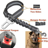 Simply4Pets adjustable anti-shock dog car seat belt tethers – pack of two