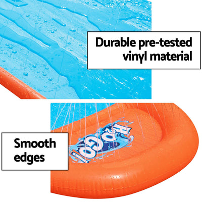 Bestway H20GO Single Lane Slip and Slide | Inflatable Water Slide for Kids and Adults, Summer Garden Outdoor Toy with Built-in Sprinklers, Multiple Sizes