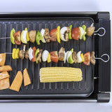 Quest 35779 Premium Indoor BBQ Grill/Adjustable Temperature and Minimal Smoke/Portable, Non-Stick and Easy Clean / 5 Separate Heat Settings/Great for Breakfast, Lunch Or Dinner
