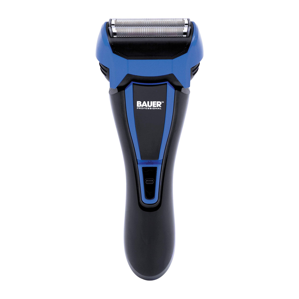 Bauer blue rechargeable wet and dry shaver