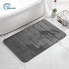 Your bathroom Bath Mat (2 Piece) Machine Washable Ultra Soft Memory Foam Non-Slip Bath Mat For Bathrooms Quick Dry Polyester Fiber Toilet Shower Pedestal Foot Mat Super Water Absorbent Mould Free