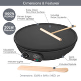 Quest 12in electric pancake and crepe maker