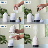 Airomé Harmony 100ml porcelain ultrasonic essential oil diffuser