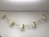 HARTES Cream & Gold Foil Christmas Ceiling Decorations (Square Garland)