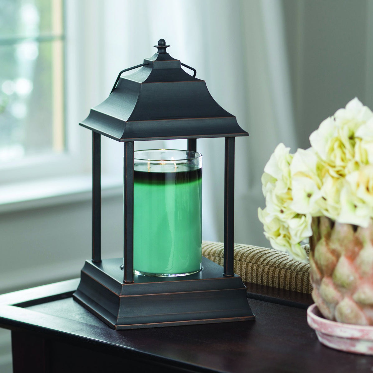 Candle Warmers Carriage candle warmer lantern in oil-rubbed bronze