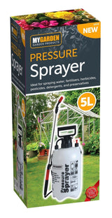 5L garden pressure sprayer with adjustable nozzle