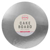 Stalwart 30cm round silver cake board