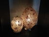 Mosaic Lamp, Glass, Gold Amber, Small