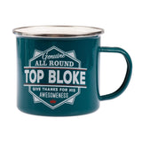 History & Heraldry pre-printed teacher enamel camping mug