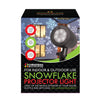 The Christmas Workshop 4 LED Snowflake Projector Light Indoor Outdoor