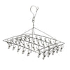 Laundry Mate stainless steel sock hanger with 40 pegs