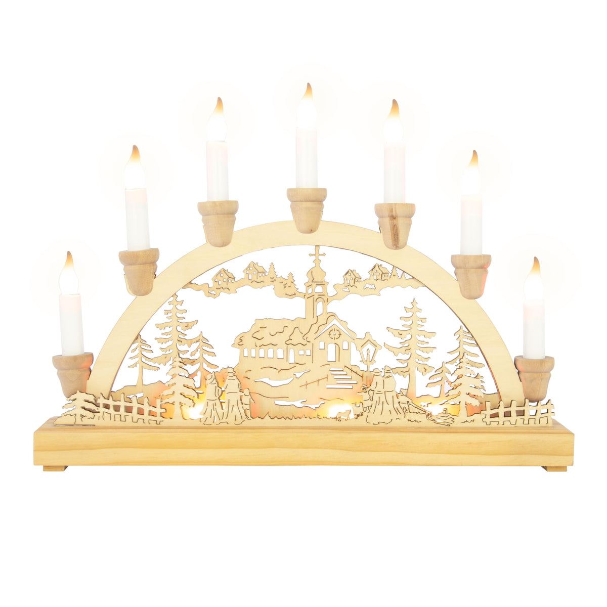 The Christmas Workshop 70780 wooden LED candle bridge