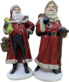 Premier Decorations Santa with Gifts - Pair of Ornaments