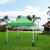 Set of four grey gazebo sandbag weights