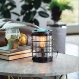 Candle Warmers Etc. Coastal Edison Bulb fragrance warmer – black