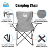 ADVENTURE PEAKS Folding Camping Chair Includes Carry Bag Portable Camping Chair With Cup Holder 600D Polyester Fabric Heavy Duty Garden Chair