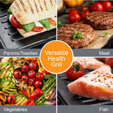 Quest grey deluxe health grill and panini press