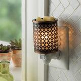 Candle Warmers Etc. Moroccan Metal plug-in wax melt warmer