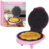 Global Gizmos pink heart-shaped waffle maker