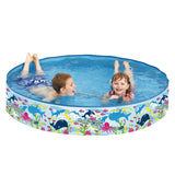 Jilong 120cm rigid paddling pool with sea life design