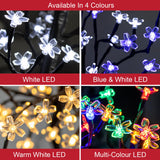 45cm bright white LED blossom Christmas tree with 48 lights