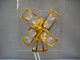 HARTES Swarovski Crystal Windmill Suncatcher