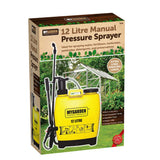 My Garden 12L manual pressure sprayer with long lance