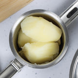 Blackmoor stainless steel potato ricer with three interchangeable plates