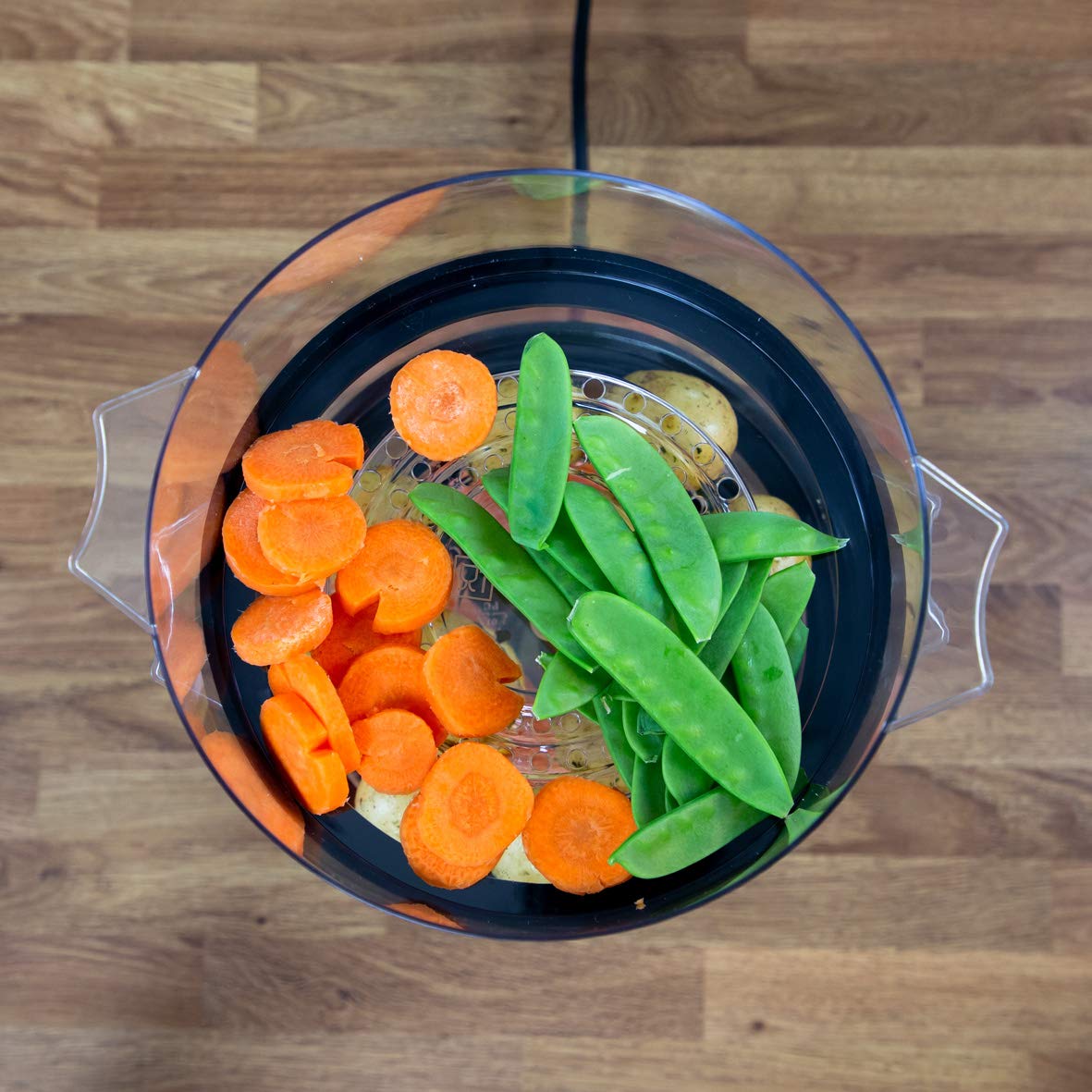 Quest 400W three-tier food steamer