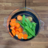 Quest 400W three-tier food steamer