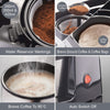 Quest 35189 Filter Coffee Machine/Portable Travel Filter Coffee Maker / 420ml Capacity/Thermal Travel Mug Included/Works with Ground Coffee & Coffee Pods/Instant Espresso & More