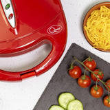 Quest red 750W 2-slice sandwich toastie maker
