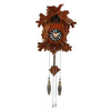 Widdop W6754 wooden quartz cuckoo clock with birds
