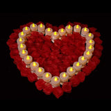 Three-pack battery-operated flickering LED tealights
