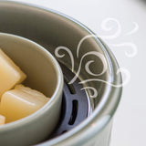 Candle Warmers Etc. Perennial sage green fan fragrance warmer