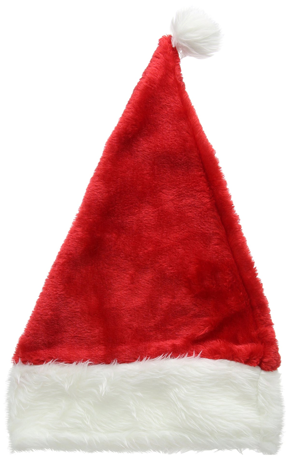 Red and white one-size Santa hat