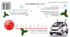 Santalers Christmas car costume decoration set