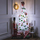 6ft slimline white artificial Christmas tree – 560 tips