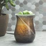 Candle Warmers Etc Obsidian glass electric wax melt fragrance warmer