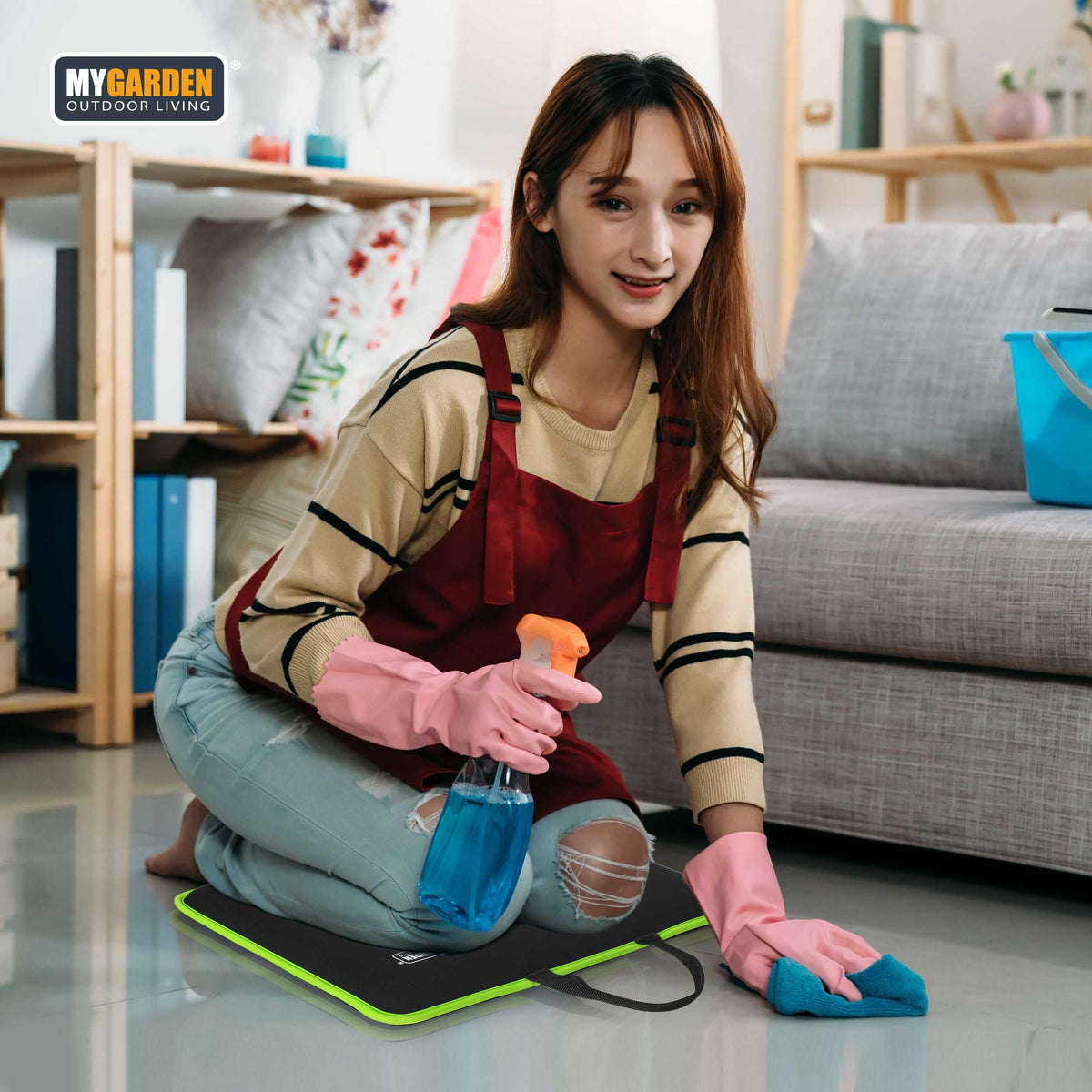 My Garden 4cm memory foam kneeling pad with carry handle