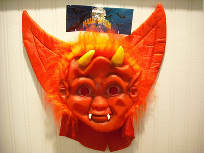 childs red devil mask
