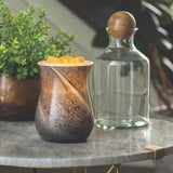 Candle Warmers Etc Obsidian glass electric wax melt fragrance warmer