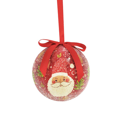 The Christmas Workshop Baubles Gift Set, Red, 7.5cm Diameter