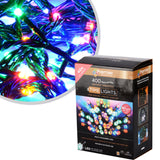Premier Decorations 400 Multi Coloured Multi Action Battery Operated LED with Timer, JNS_427400