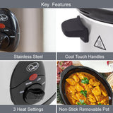 Quest 3.5L 200W slow cooker with ceramic pot