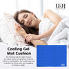 LKH Cooling Gel Mattress Body Mat Cooling Pad Gel Cushion Cooling Reusable Cooling Get Mattress Toper For Night Sweats Absorbs & Dissipates Heat Increase Sleep Quality (90x60CM)