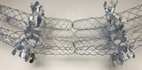 Premier blue and silver 9ft four-section Christmas garland