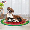 SIMPLY 4 PETS Pet Cooling Mat Non Toxic Safe Gel Self Cooling Pad For Dogs Cats Portable Cat Dog Bed Pet Sleeping Mat For Summer Easy To Clean Watermelon Design Dog Cooling Mat 60x60 CM