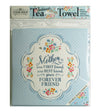 Cook Shop 207030001 "A Mother Tea Towels, Polyester, Pale Blue Pastel