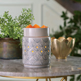 Candle Warmers Etc. Grey Jasmine illumination wax melt warmer